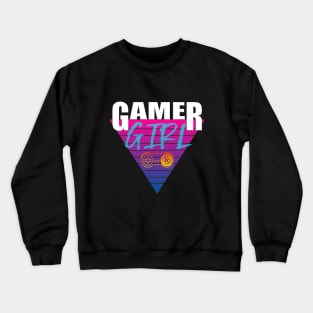 Gamer Girl Clothing, Apparel, Merch, Gift for Girl Gamers Crewneck Sweatshirt